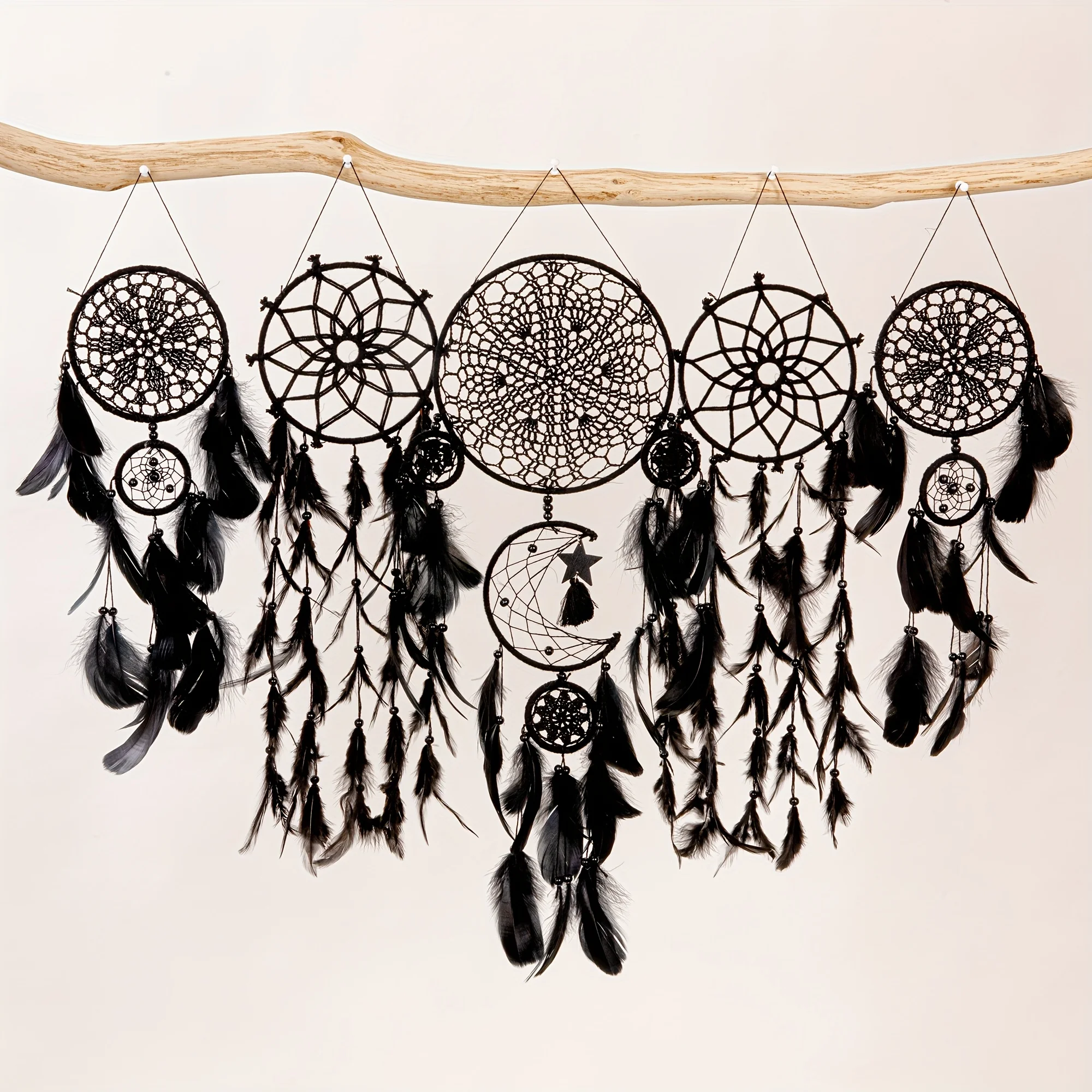 5pcs Hand- Feather Dreamcatcher Tapestry with Fiber Hanging Charms - Boho Wall Decor for Vertical Hanging, Handmade Room & Classroom Pendants (No Wooden Stick) - Boho Bedside,, Office Decorations -
5pcs Hand- Feather Dreamcatcher Tapestry with Fiber Hanging Charms - Boho Wall Decor for Vertical Hanging, Handmade Room & Classroom Pendants (No Wooden Stick) - Boho Bedside,, Office Decorations -