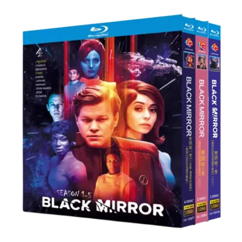 Black Mirror Season 1-7 Blu-ray Disc DVD
Black Mirror Season 1-7 Blu-ray Disc DVD