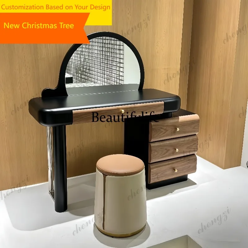 M45 Walnut new Chinese style homestay style dresser simple modern natural style storage cabinet
M45 Walnut new Chinese style homestay style dresser simple modern natural style storage cabinet
