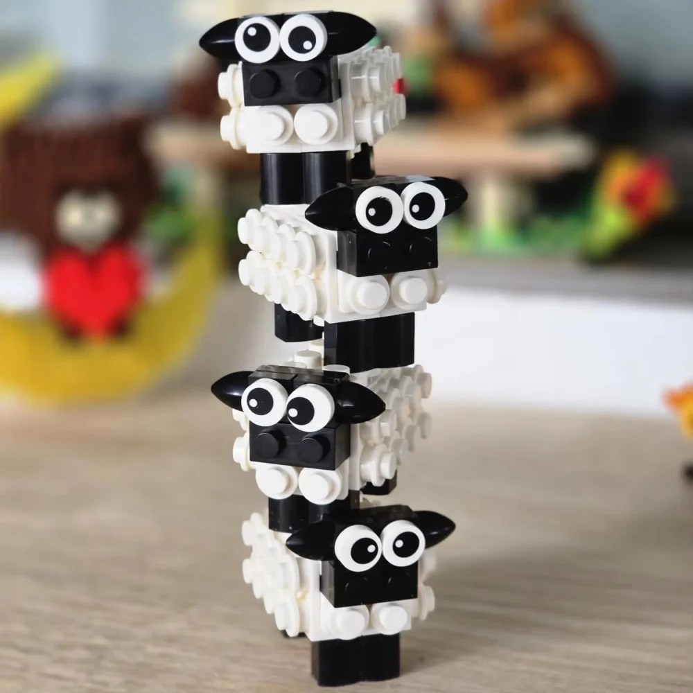 Building Blocks Cute Sheep Creative Small Animal Sheep Building Block Toys Cartoon Pet Gifts DIY Puzzle Toy Gifts Room Ornaments
Building Blocks Cute Sheep Creative Small Animal Sheep Building Block Toys Cartoon Pet Gifts DIY Puzzle Toy Gifts Room Ornaments