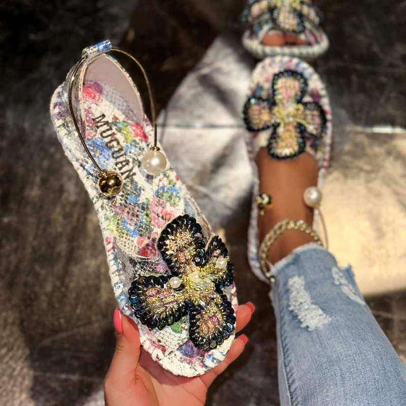 High-quality Appearance Flat-bottomed Bag with Exposed-toe Rhinestone Fashionable, Comfortable and Anti-slip Women's Sandals
High-quality Appearance Flat-bottomed Bag with Exposed-toe Rhinestone Fashionable, Comfortable and Anti-slip Women's Sandals