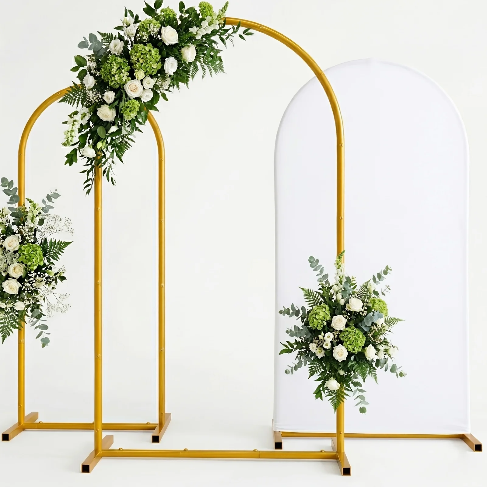 Set of 3 - Large Decorative Stands Ideal for Events, Weddings, And Celebrations, Perfect for Balloons, Banners, And Fabric Drapes, in Golden
Set of 3 - Large Decorative Stands Ideal for Events, Weddings, And Celebrations, Perfect for Balloons, Banners, And Fabric Drapes, in Golden