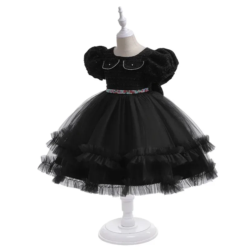 COSda@Black Baby Girls Party Dresses Beading Belt Baby 1st Birthday Wedding Princess Dress For Kids Girl Puffy Formal Evening Ve
COSda@Black Baby Girls Party Dresses Beading Belt Baby 1st Birthday Wedding Princess Dress For Kids Girl Puffy Formal Evening Ve