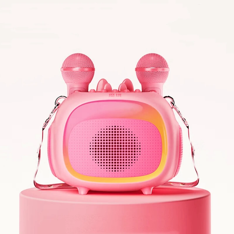 Professional Kids Bass Wireless PORTABLE Mini Karaoke Machine BT Speakers with Dual Microphones for Outdoor Indoor Activities
Professional Kids Bass Wireless PORTABLE Mini Karaoke Machine BT Speakers with Dual Microphones for Outdoor Indoor Activities