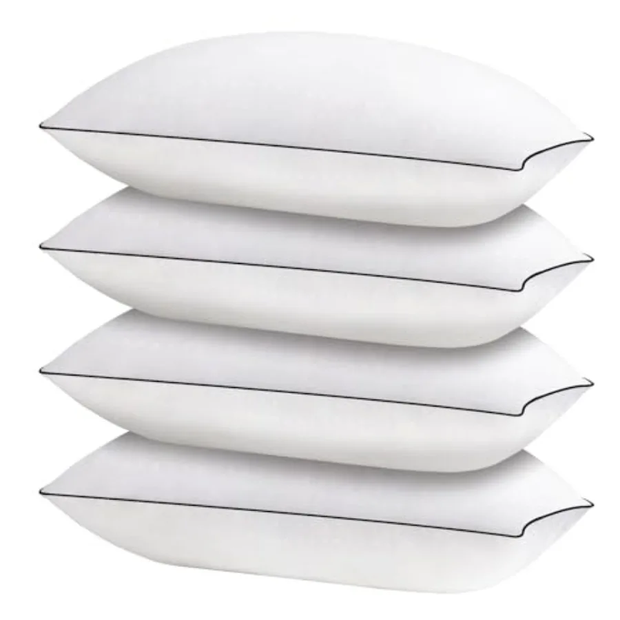 Bed Pillows for Sleeping 4 Pack, Size Cooling Pillows Set of 4, Top-end Microfiber Cover for Side Stomach Back Sleepers
Bed Pillows for Sleeping 4 Pack, Size Cooling Pillows Set of 4, Top-end Microfiber Cover for Side Stomach Back Sleepers