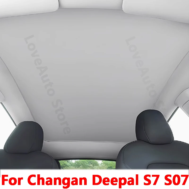 For Changan DEEPAL S7 S07 2023-2025 Car Sunroof Sun Shade Curtain Heat Shield Car Roof Sunscreen Plate Decoration Accessories
For Changan DEEPAL S7 S07 2023-2025 Car Sunroof Sun Shade Curtain Heat Shield Car Roof Sunscreen Plate Decoration Accessories