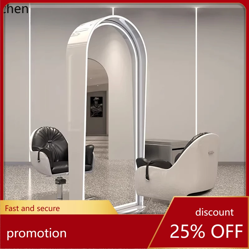 ZML Hair Salon Mirror Internet Celebrity Barber Shop Mirror Stand Hair Salon Special Fashion Perm Dye Haircut Floor Mirror Stand
ZML Hair Salon Mirror Internet Celebrity Barber Shop Mirror Stand Hair Salon Special Fashion Perm Dye Haircut Floor Mirror Stand