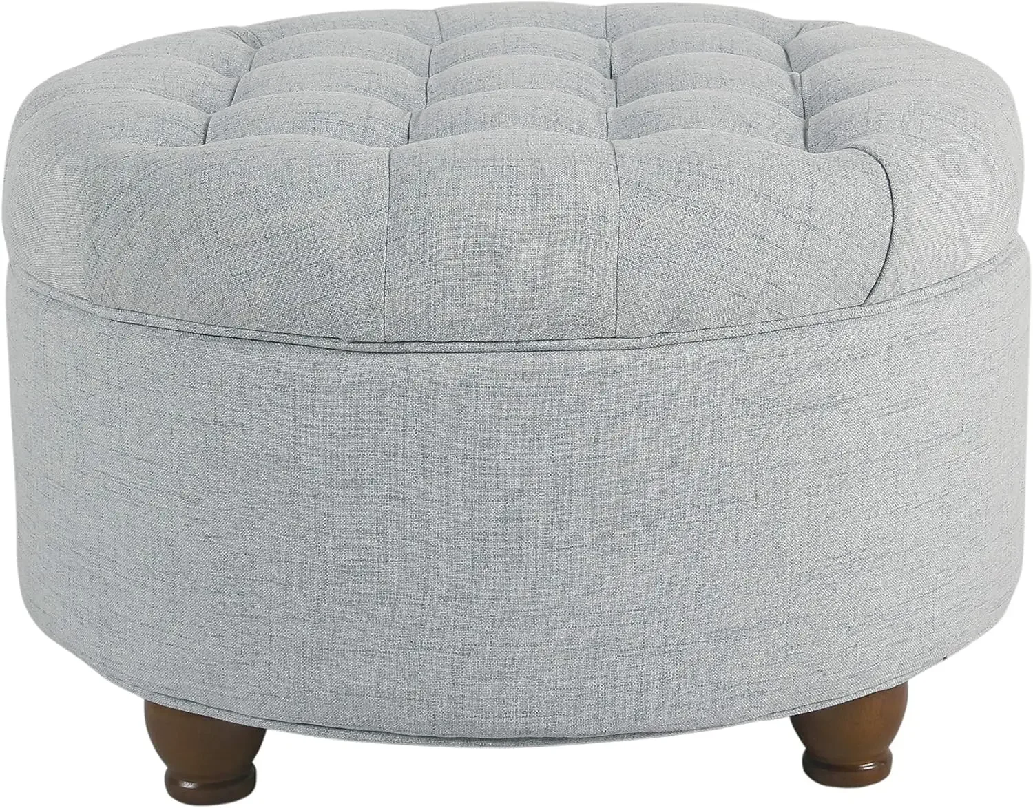 Homepop Home Decor | Large Button Tufted Woven Round Storage Ottoman | Ottoman with Storage for Living Room & Bedroom Light Blue
Homepop Home Decor | Large Button Tufted Woven Round Storage Ottoman | Ottoman with Storage for Living Room & Bedroom Light Blue
