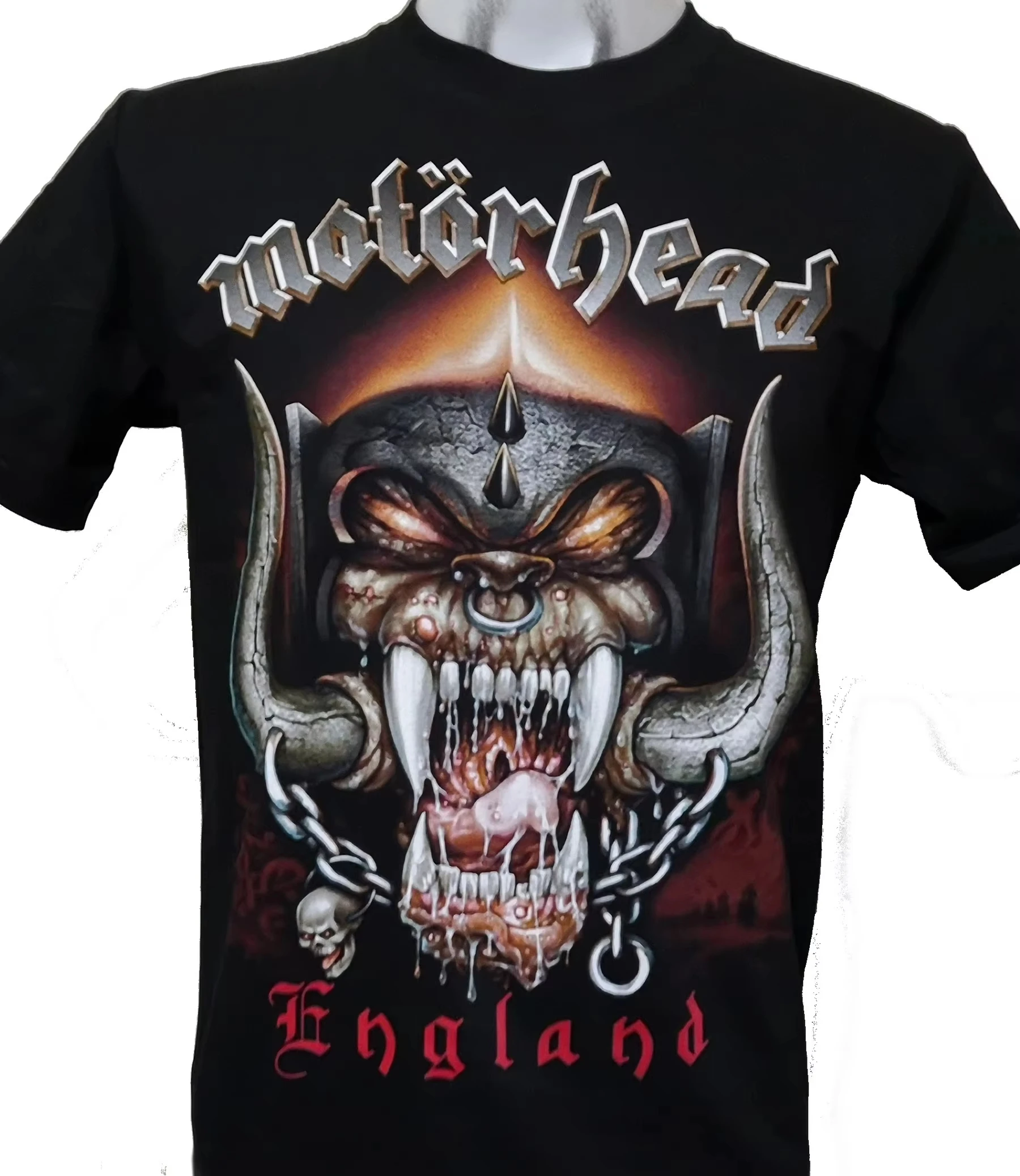 Футболка с двусторонним принтом Motorhead England, топ унисекс, ретро уличная группа, хип-хоп, модная повседневная футболка для любителей тяжелого металла
Футболка с двусторонним принтом Motorhead England, топ унисекс, ретро уличная группа, хип-хоп, модная повседневная футболка для любителей тяжелого металла