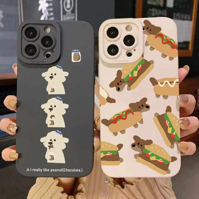 Cartoon Cute Dog Phone Case For iPhone 16 15 14 13 12 11 Pro Max 7 8 Plus 16E XR X XS SE 2020 Shockproof Silicone Soft Cover
Cartoon Cute Dog Phone Case For iPhone 16 15 14 13 12 11 Pro Max 7 8 Plus 16E XR X XS SE 2020 Shockproof Silicone Soft Cover