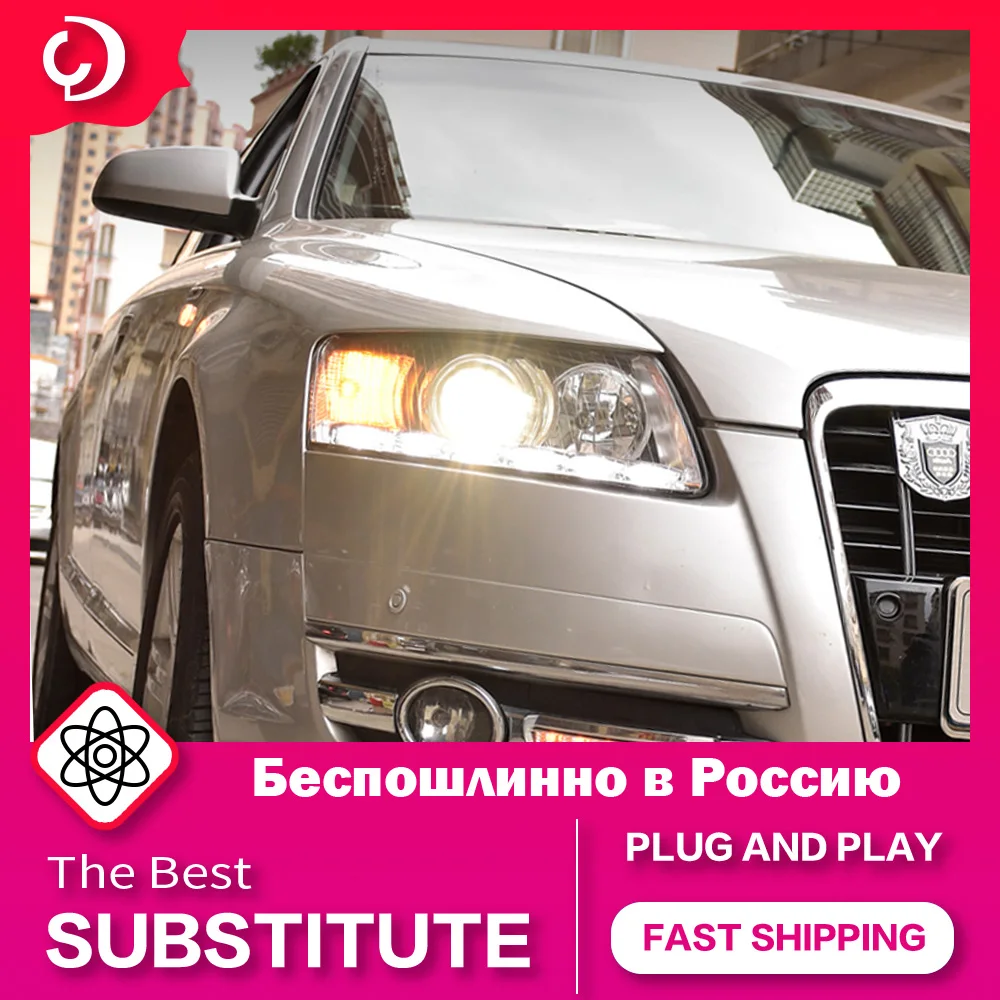 AKD Car Styling Headlights for AUDI A6 Headlights 2005-2011 LED Headlight DRL Head Lamp Led Projector Automotive Accessories
AKD Car Styling Headlights for AUDI A6 Headlights 2005-2011 LED Headlight DRL Head Lamp Led Projector Automotive Accessories