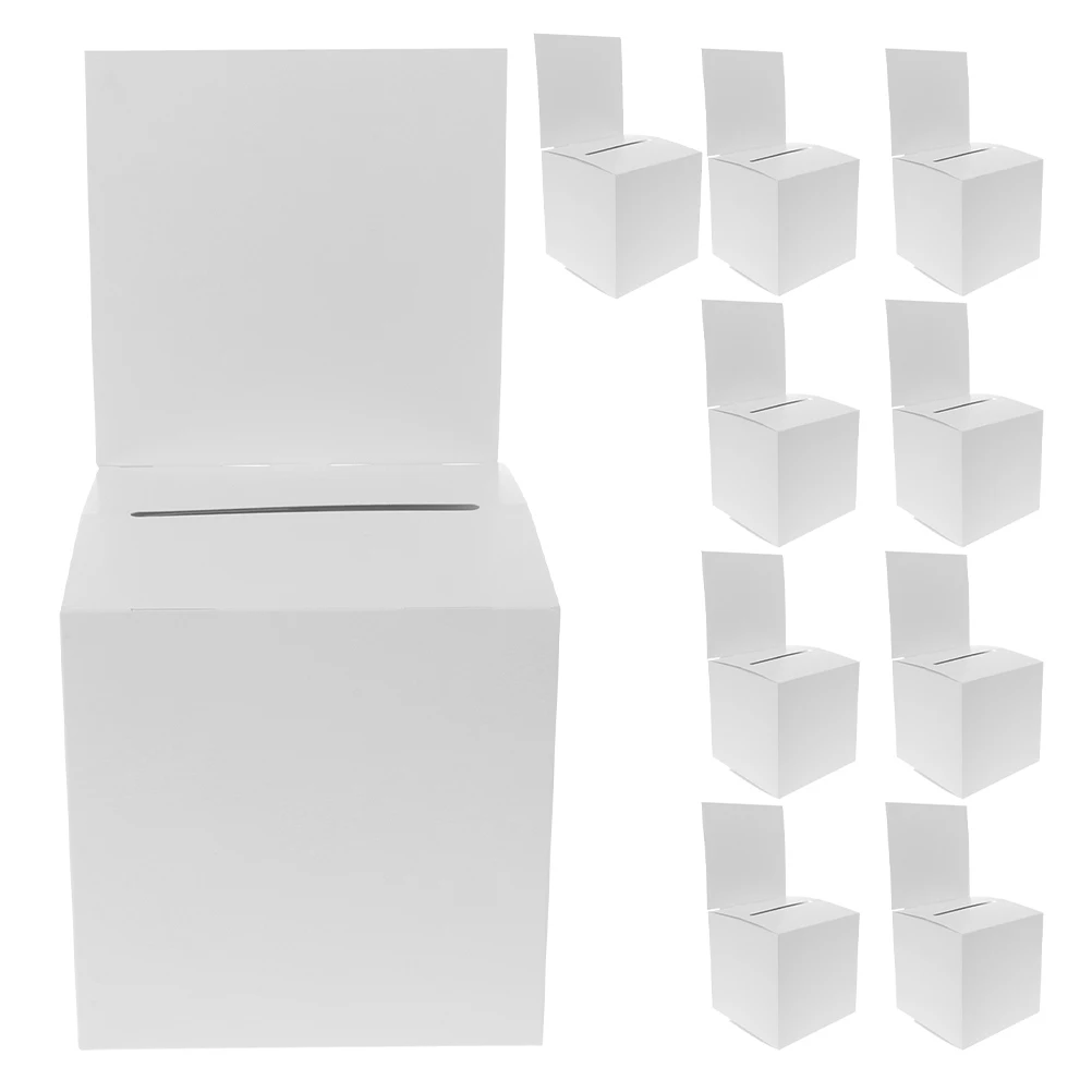 10pcs Raffle Paper Raffle Box Box Paper Lottery Container White DIY Decor Storage Bin Promotional Reusable
10pcs Raffle Paper Raffle Box Box Paper Lottery Container White DIY Decor Storage Bin Promotional Reusable