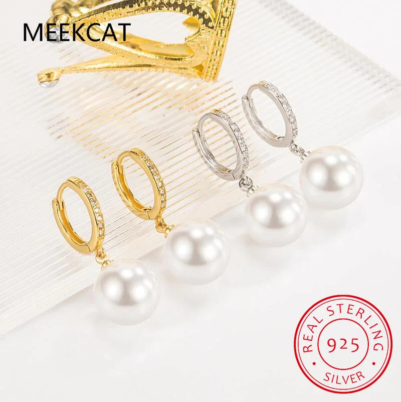 Platinum Plated Moissanite Freshwater Pearl Earrings for Women, Round Cut Lab Diamond 925 Silver Hypoallergenic Earrings MSE078
Platinum Plated Moissanite Freshwater Pearl Earrings for Women, Round Cut Lab Diamond 925 Silver Hypoallergenic Earrings MSE078