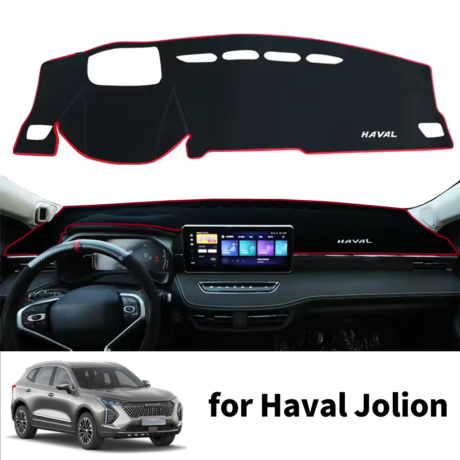 for Haval Jolion 2024 2023 2022 2021 Car Dashboard Mat Dash Mat Dashmat Sunshade Protective Carpet
for Haval Jolion 2024 2023 2022 2021 Car Dashboard Mat Dash Mat Dashmat Sunshade Protective Carpet