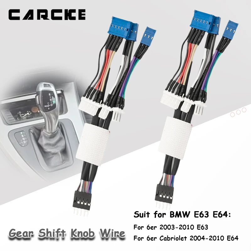 E64 2pcs Wires of Gear Shift Knob E63 For BMW Gear Shifter Lever Cable Refit Parts Modified Interior Car Accessories Replace
E64 2pcs Wires of Gear Shift Knob E63 For BMW Gear Shifter Lever Cable Refit Parts Modified Interior Car Accessories Replace