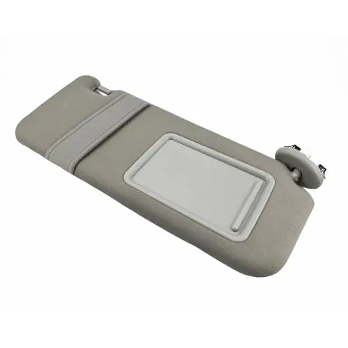 Gray Sun Visor Assembly For Sedan 2007–2011 With Integrated Mirror, Light, And Retainers, Compatible With Sunroof Models
Gray Sun Visor Assembly For Sedan 2007–2011 With Integrated Mirror, Light, And Retainers, Compatible With Sunroof Models