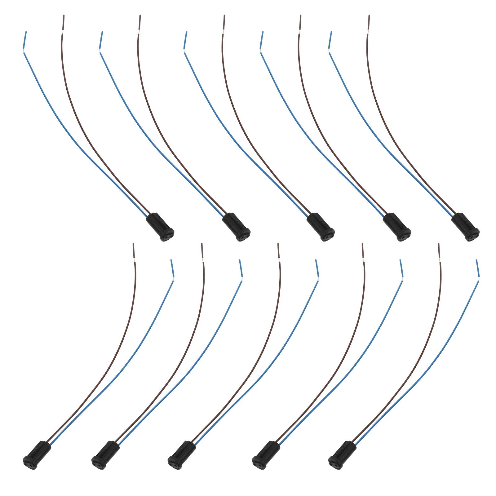 10pcs G4 Lamp Holder Socket Miniature Base Low Voltage Bulb Connector Wire Plastic Head Stable Wire Durable Option Safe
10pcs G4 Lamp Holder Socket Miniature Base Low Voltage Bulb Connector Wire Plastic Head Stable Wire Durable Option Safe