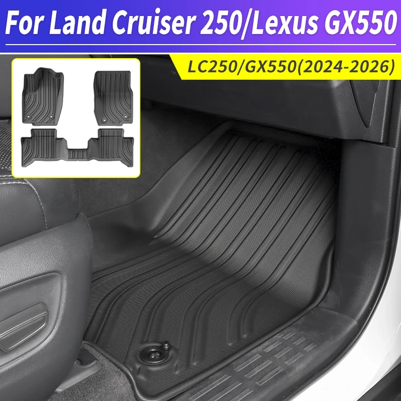 For Toyota Land Cruiser Prado LC250 250 2024 2025 Lexus 550 Floor Mat Set Waterproof Mud-Resistant Odorless Interior Accessories
For Toyota Land Cruiser Prado LC250 250 2024 2025 Lexus 550 Floor Mat Set Waterproof Mud-Resistant Odorless Interior Accessories