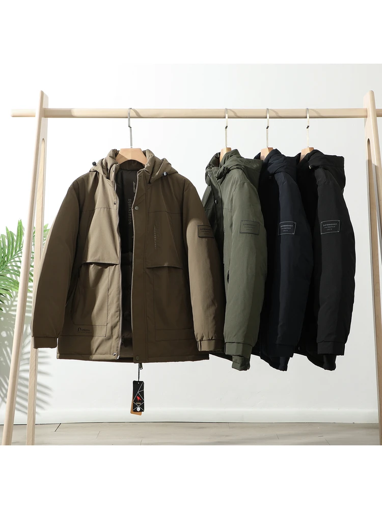 Высококачественная легкая теплая зимняя уличная мужская повседневная хлопковая куртка с капюшоном, теплая молодежная модная длинная свеч-регулятор...
Высококачественная легкая теплая зимняя уличная мужская повседневная хлопковая куртка с капюшоном, теплая молодежная модная длинная свеч-регулятор...