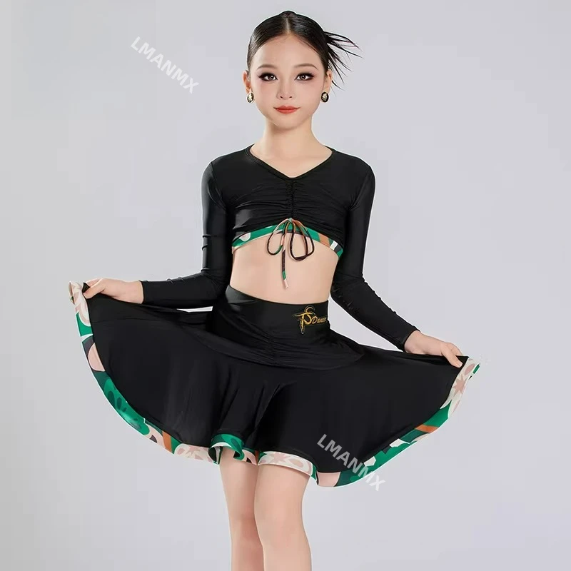 New Latin Dance Dress for Women and Children's Professional Grading Competition Training Split Set
New Latin Dance Dress for Women and Children's Professional Grading Competition Training Split Set