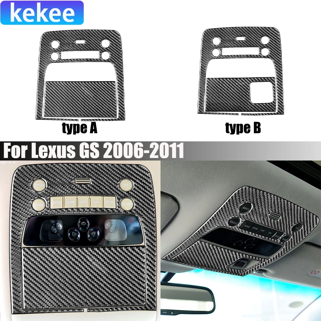 Carbon Fiber Car Accessories Reading Light Panel Modified Interior Trim Cover Soft Sticker For Lexus GS 2006 2007 2008 2009-2011
Carbon Fiber Car Accessories Reading Light Panel Modified Interior Trim Cover Soft Sticker For Lexus GS 2006 2007 2008 2009-2011