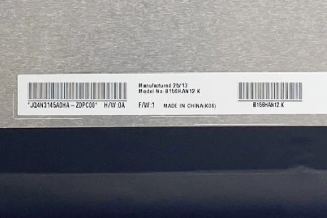 B156HAN12.K 15.6'' 180Hz Laptop LCD Screen Panel Matrix 1920*1080 EDP 40 Pins
B156HAN12.K 15.6'' 180Hz Laptop LCD Screen Panel Matrix 1920*1080 EDP 40 Pins