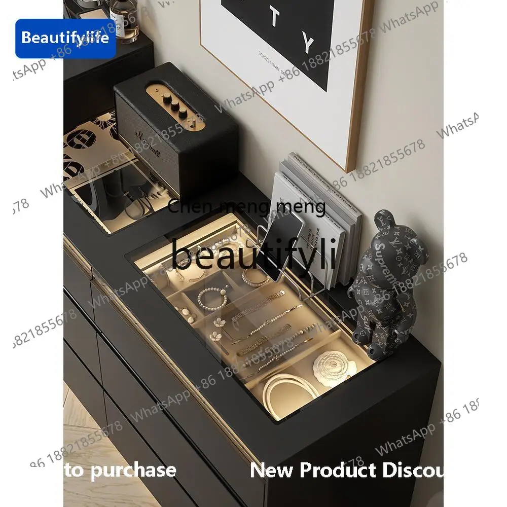 cqy Italian Minimalist Dressing Table and Chest of Drawers Integrated Bedside Cabinet Multifunctional Storage Organizer
cqy Italian Minimalist Dressing Table and Chest of Drawers Integrated Bedside Cabinet Multifunctional Storage Organizer