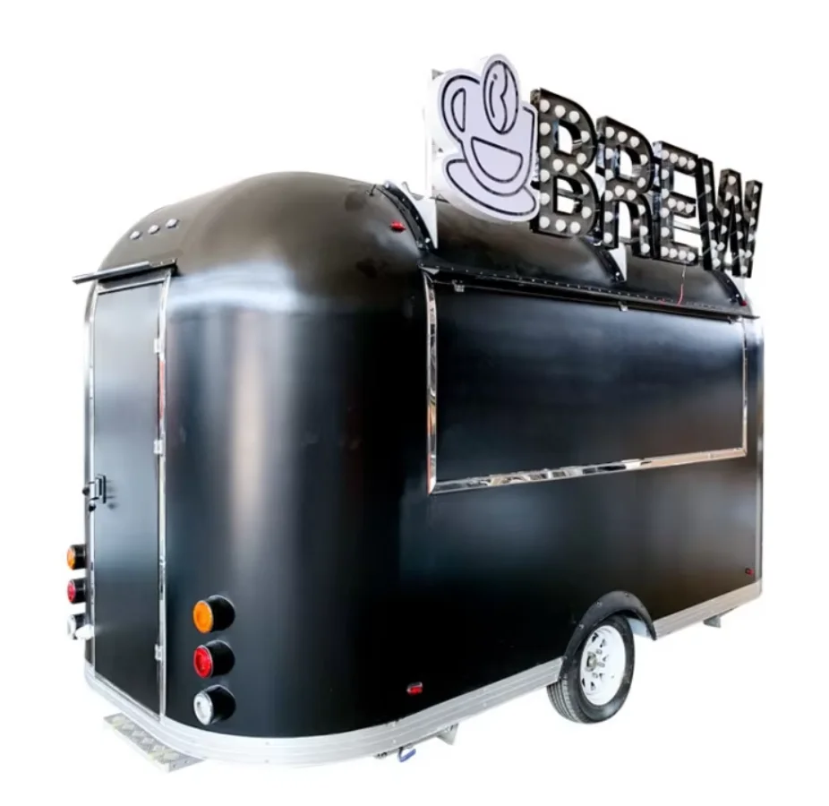 Food Truck Trailer Mobile Food Cart for Popcorn and Beverage Vending Cart Selling Outdoor Mobile Fast Food Truck Customized
Food Truck Trailer Mobile Food Cart for Popcorn and Beverage Vending Cart Selling Outdoor Mobile Fast Food Truck Customized