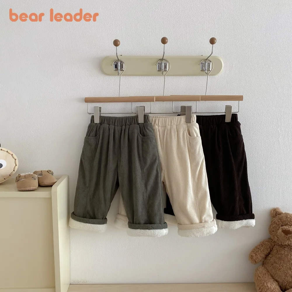 Bear Leader Kids Clothes Korean Version Autumn/winter Long Pants Solid Color Retro Corduroy Children's Thick Velvet Warm Pants
Bear Leader Kids Clothes Korean Version Autumn/winter Long Pants Solid Color Retro Corduroy Children's Thick Velvet Warm Pants