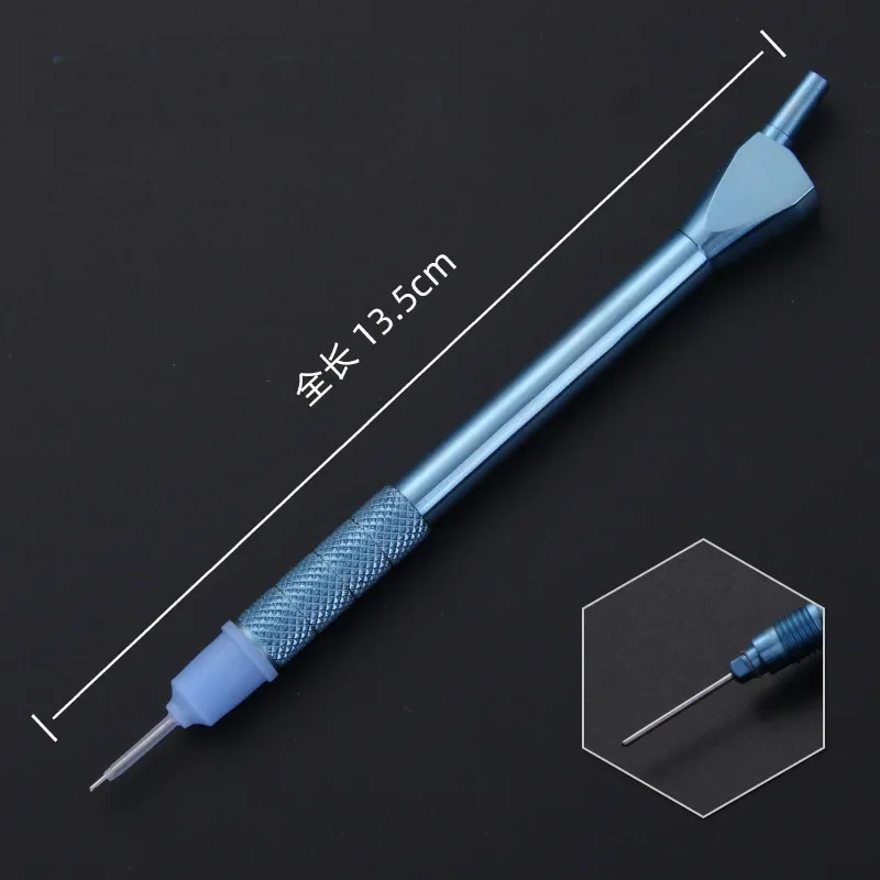 Titanium Ultramicroemulsion Suction Handle, Ultrasonic Injections Handle, Microscopic Ophthalmic Instrument
Titanium Ultramicroemulsion Suction Handle, Ultrasonic Injections Handle, Microscopic Ophthalmic Instrument