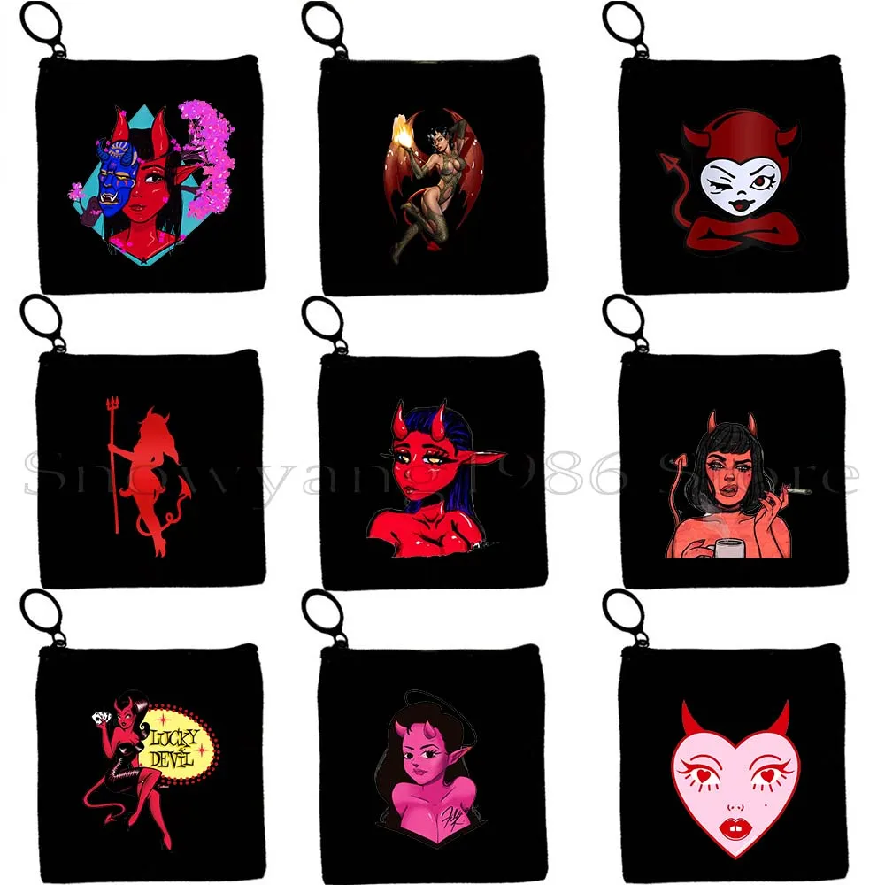 Sexy Lucky Lil Devil Demon Woman Bad Girl Batty Heart Bubble Crown Hell Halloween Gift Key Coin Purse Case Card Bag Wallet Pouch
Sexy Lucky Lil Devil Demon Woman Bad Girl Batty Heart Bubble Crown Hell Halloween Gift Key Coin Purse Case Card Bag Wallet Pouch