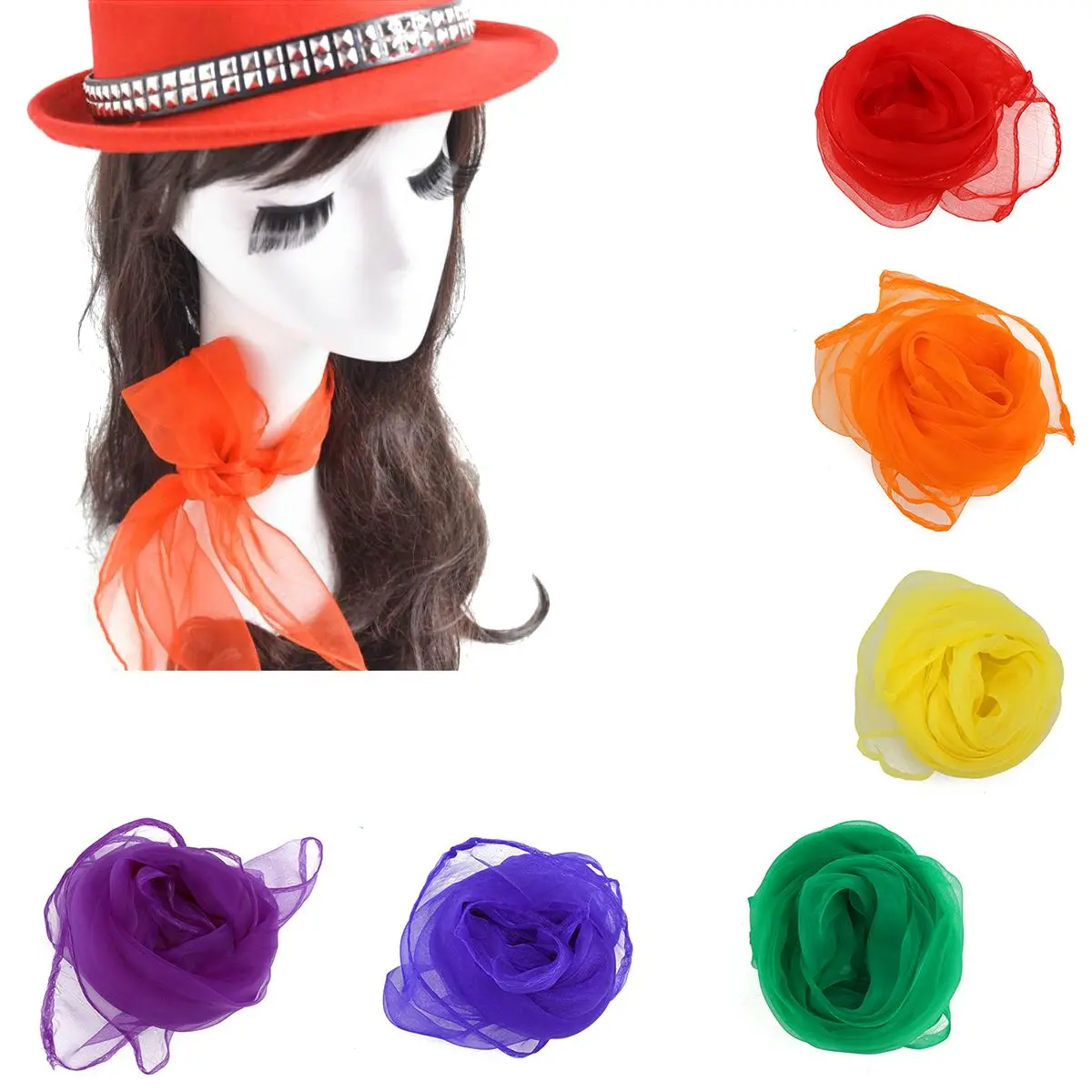 12 Pcs Square Silk Scarf Kids Dance Accessories 60x60cm Hemmed Juggling Rhythm Scarves for Girls Boys Stage Props
12 Pcs Square Silk Scarf Kids Dance Accessories 60x60cm Hemmed Juggling Rhythm Scarves for Girls Boys Stage Props
