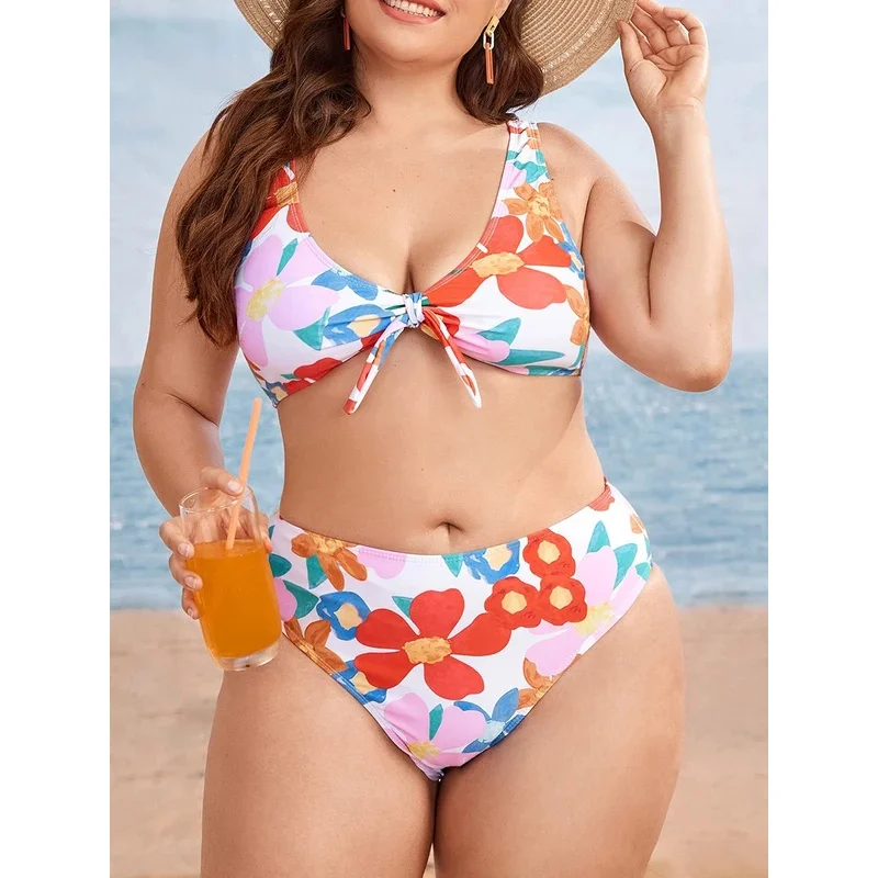 2026 Large Plus Size Bikinis Printed Bowknot Swimsuit Women High Waist Swimwear Female Bathers Bathing Swimming Swim Suit
2026 Large Plus Size Bikinis Printed Bowknot Swimsuit Women High Waist Swimwear Female Bathers Bathing Swimming Swim Suit