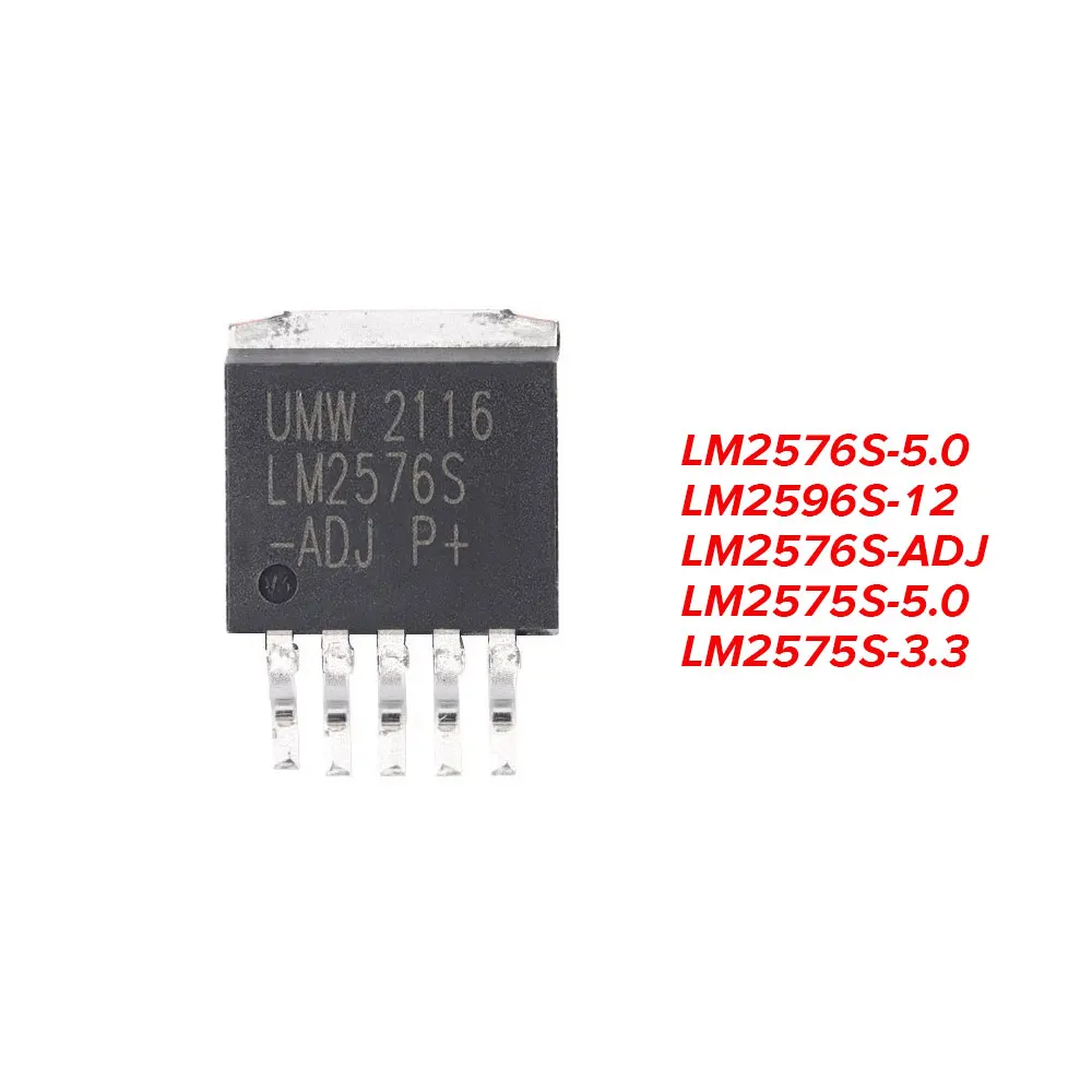 5PCS TO263-5 LM2576S-5.0 LM2576S-3.3 LM2596S-12 LM2576S-ADJ LM2575S-5.0 LM2575S-3.3 LM2575S-12 LM2575S-ADJ LM2576 LM2575
5PCS TO263-5 LM2576S-5.0 LM2576S-3.3 LM2596S-12 LM2576S-ADJ LM2575S-5.0 LM2575S-3.3 LM2575S-12 LM2575S-ADJ LM2576 LM2575