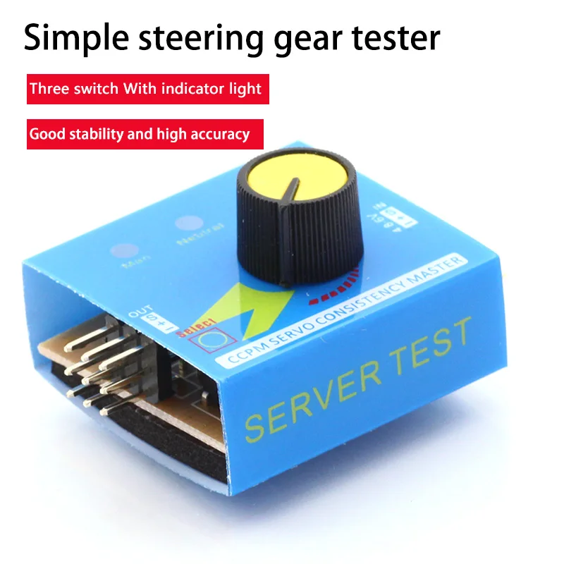 3CH Servo Tester CCPM RC Consistency Master ESC Server Test Plane Helicopter Car FPV drone
3CH Servo Tester CCPM RC Consistency Master ESC Server Test Plane Helicopter Car FPV drone