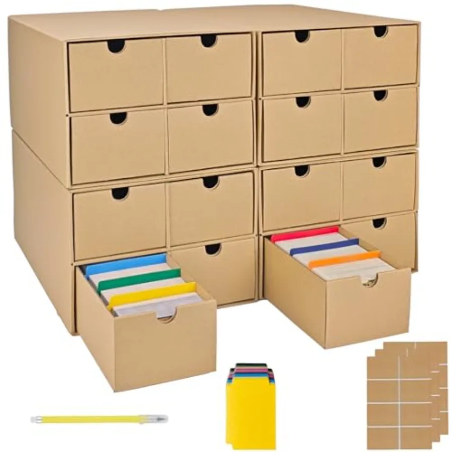 4 Sets Trading Card Storage Boxes Includes 16-750 CT Boxes and 64 Dividers 12000+ Trading Cards Organizer for Collectible Card
4 Sets Trading Card Storage Boxes Includes 16-750 CT Boxes and 64 Dividers 12000+ Trading Cards Organizer for Collectible Card
