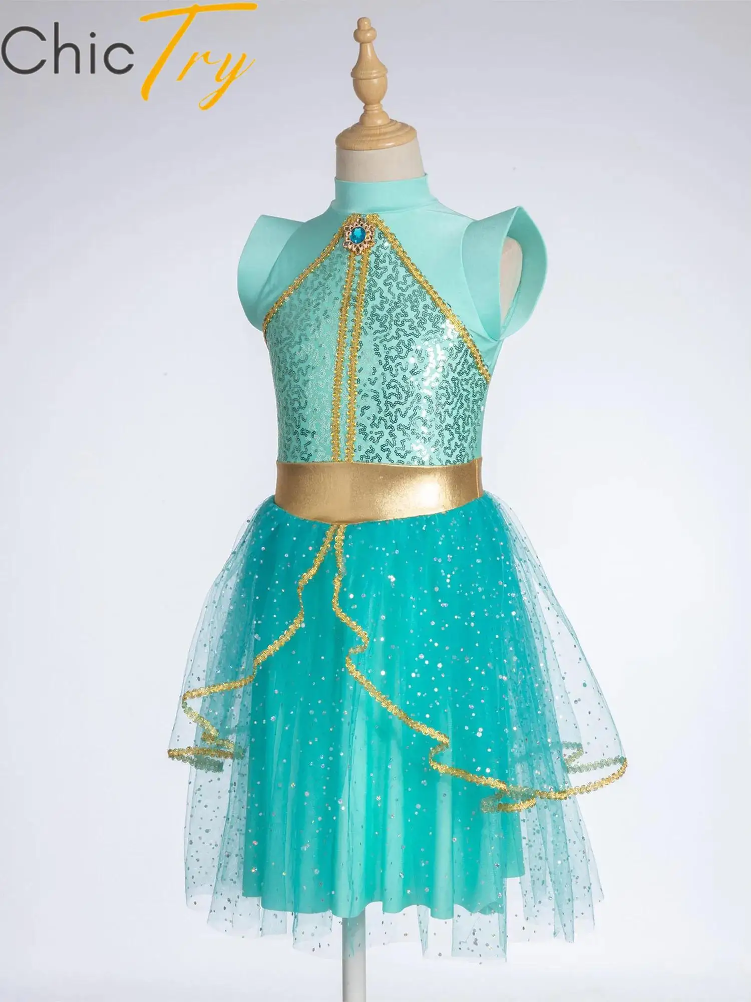 Kids Girls Arabian Princess Cosplay Costumes Halloween Jasmine Dress Fancy Tulle Rhinestone Sequins Carnival Roleplay Dress Up
Kids Girls Arabian Princess Cosplay Costumes Halloween Jasmine Dress Fancy Tulle Rhinestone Sequins Carnival Roleplay Dress Up