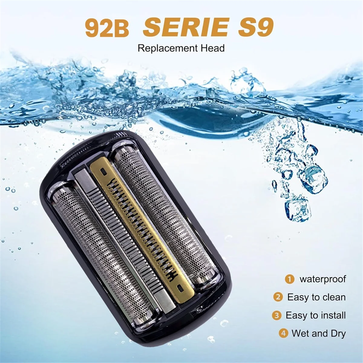 AM38M 92B Сменная головка для электробритвы Braun Series 9, лезвия из фольги 9030S, 9040S, 9050CC, 9295CC, 9290CC
AM38M 92B Сменная головка для электробритвы Braun Series 9, лезвия из фольги 9030S, 9040S, 9050CC, 9295CC, 9290CC
