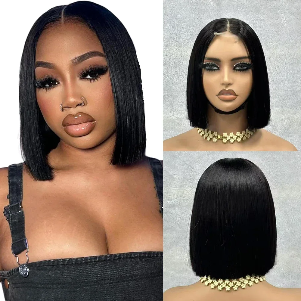 Bob Hair Glueless Wear and Go Human Hair Wigs for Black Women Short Bone Straight Bob Human Hair Wigs Lace Pre Cut Wig 8 10 Inch
Bob Hair Glueless Wear and Go Human Hair Wigs for Black Women Short Bone Straight Bob Human Hair Wigs Lace Pre Cut Wig 8 10 Inch