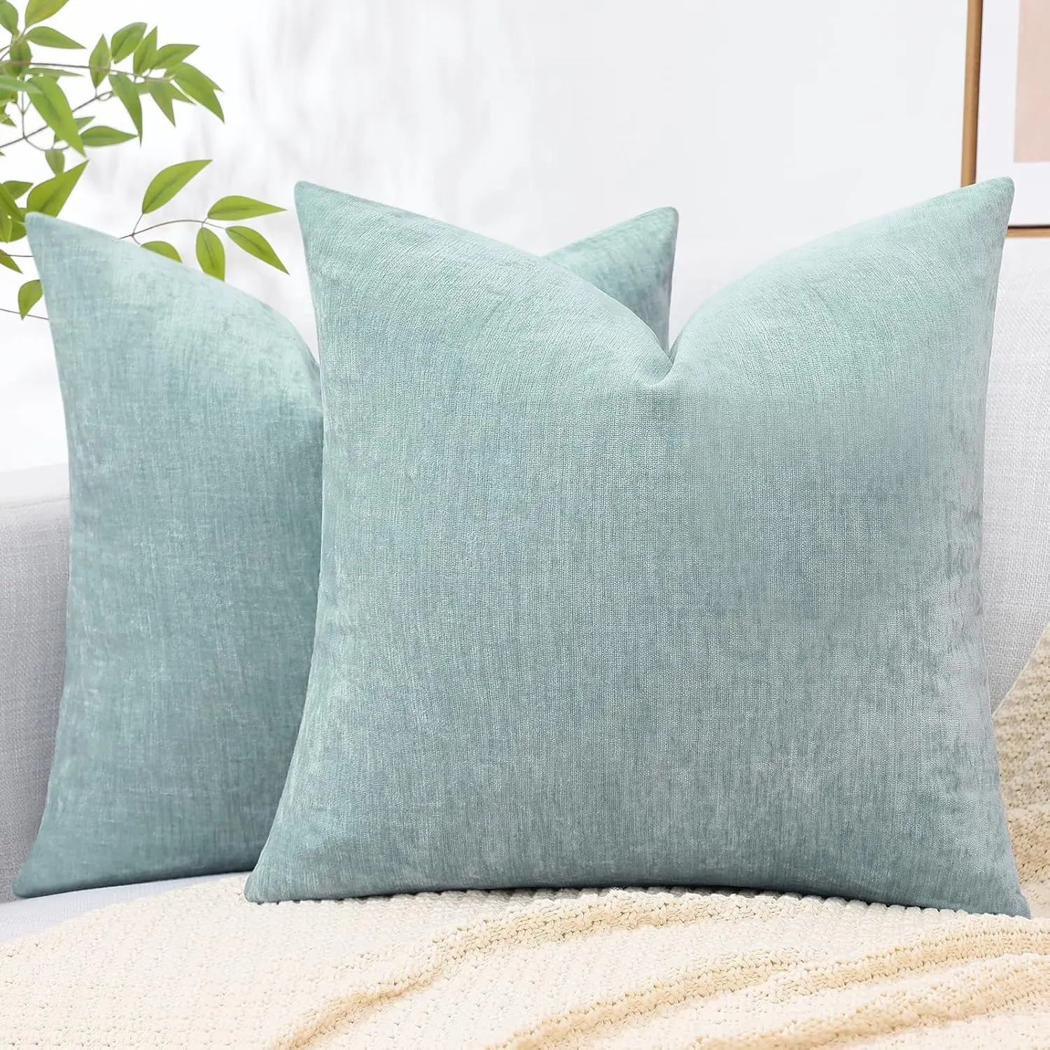 Couch Throw Pillow Covers 22X22 Set Of 2, Decorative Soft Chenille Solid Dyed Spring Pillow Covers For Sofa Bed Living Room,
Couch Throw Pillow Covers 22X22 Set Of 2, Decorative Soft Chenille Solid Dyed Spring Pillow Covers For Sofa Bed Living Room,