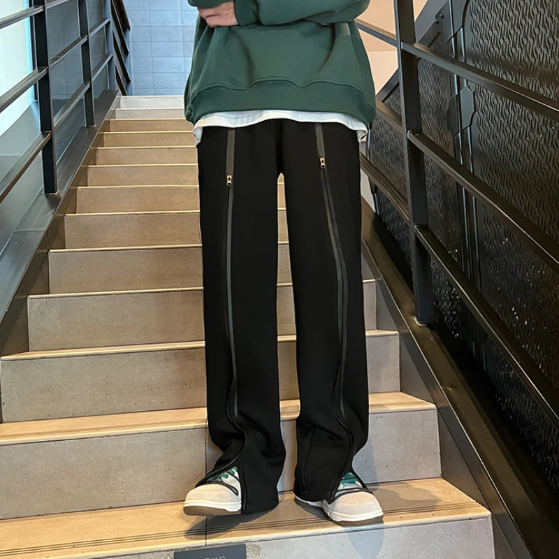 Loose Straight Harem Pants Zipper Design Sweatpants Men Korean Casual Pants Streetwear Sport Trousers Men's Joggers Oversize 2XL
Loose Straight Harem Pants Zipper Design Sweatpants Men Korean Casual Pants Streetwear Sport Trousers Men's Joggers Oversize 2XL