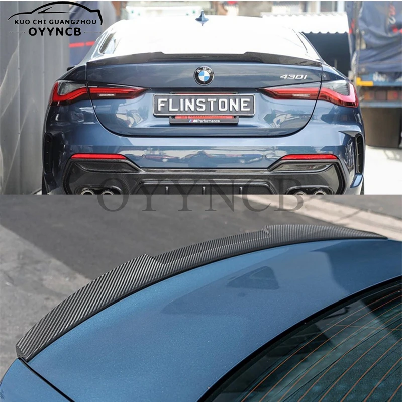 M4 Style Spoiler Real Carbon Fiber Rear Trunk Lip Wing Accessories Body Kit For BMW 4 Series G22 G82 430i 2-Door 2020 2021 2022
M4 Style Spoiler Real Carbon Fiber Rear Trunk Lip Wing Accessories Body Kit For BMW 4 Series G22 G82 430i 2-Door 2020 2021 2022