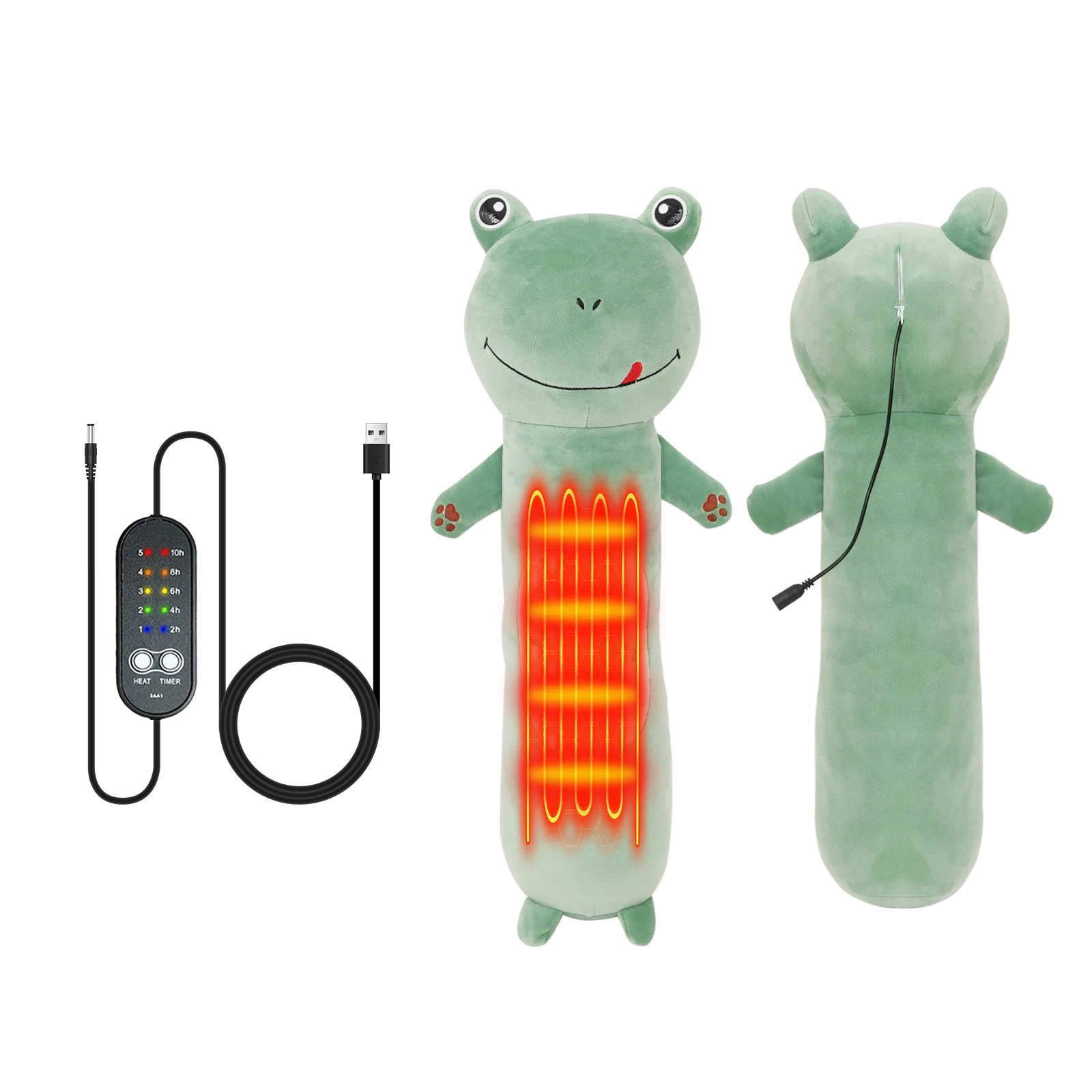 USB Heating Pad 5V 2A Soft Comfortable Plush Heating Pillow Frog Heating Pad for Women and Wives Christmas Gift Home Camping
USB Heating Pad 5V 2A Soft Comfortable Plush Heating Pillow Frog Heating Pad for Women and Wives Christmas Gift Home Camping