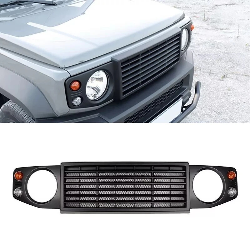 Для Suzuki Jimny 2019-2024 JB47: Передняя решетка радиатора в стиле Defender, внешний тюнинг, модификация для бездорожья, аксессуар для модернизации автомобиля
Для Suzuki Jimny 2019-2024 JB47: Передняя решетка радиатора в стиле Defender, внешний тюнинг, модификация для бездорожья, аксессуар для модернизации автомобиля