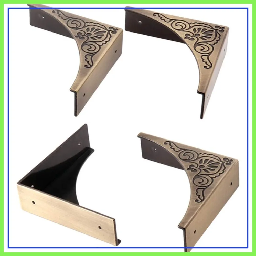 Metal Corner Protector, 4 Pcs Antique Edge Safety Guard for Furniture, Table Bumpers Cover Damaged Corners (Bronze)
Metal Corner Protector, 4 Pcs Antique Edge Safety Guard for Furniture, Table Bumpers Cover Damaged Corners (Bronze)