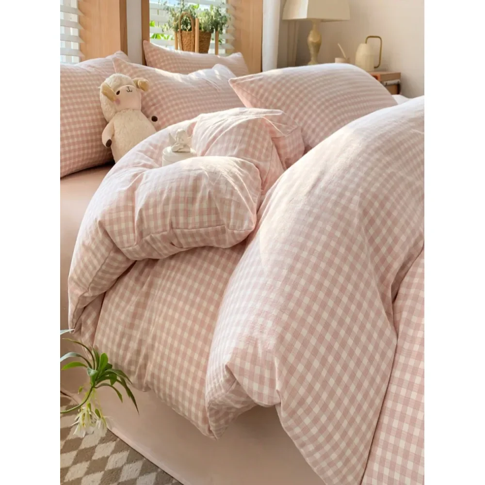 Plaid Bedding Duvet Cover Queen Size Super Soft Duvet Covers Collection Lightweight, Girls Duvet Cover Soft Breathable Bedding
Plaid Bedding Duvet Cover Queen Size Super Soft Duvet Covers Collection Lightweight, Girls Duvet Cover Soft Breathable Bedding