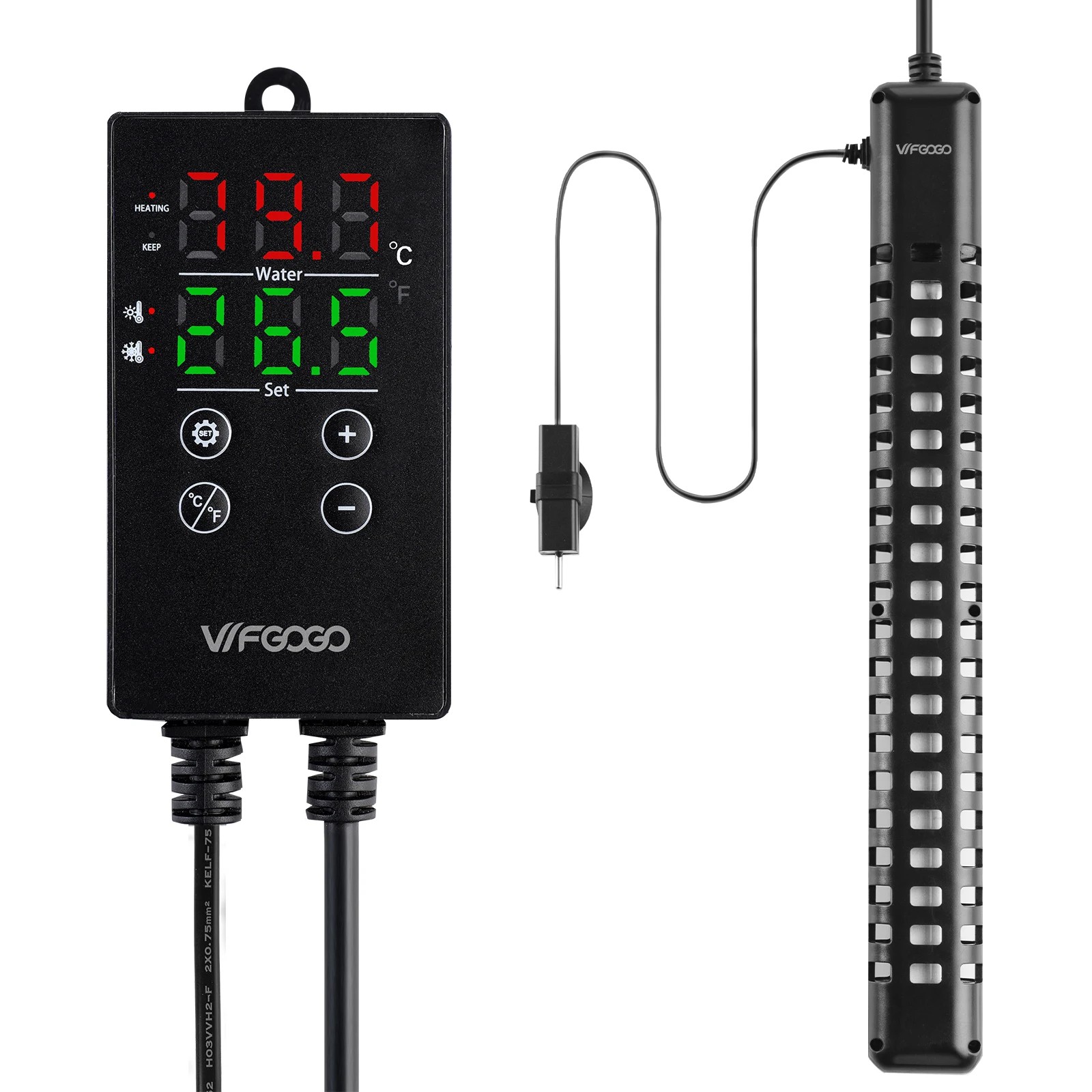100-800W Aquarium Digital Display Heating Rod with Power-off Memory Function Fish Tank Constant Temperature Controller 220-240V
100-800W Aquarium Digital Display Heating Rod with Power-off Memory Function Fish Tank Constant Temperature Controller 220-240V