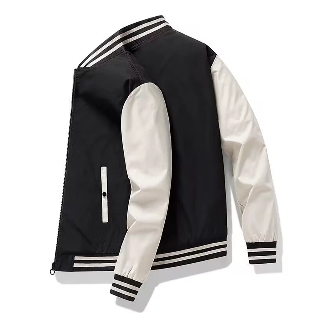 High Quality Men Contrast golf Jackets Brand Outdoors Windproof Clothing Baseball Collar Casual Streetwear Coats Spring Autumn
High Quality Men Contrast golf Jackets Brand Outdoors Windproof Clothing Baseball Collar Casual Streetwear Coats Spring Autumn