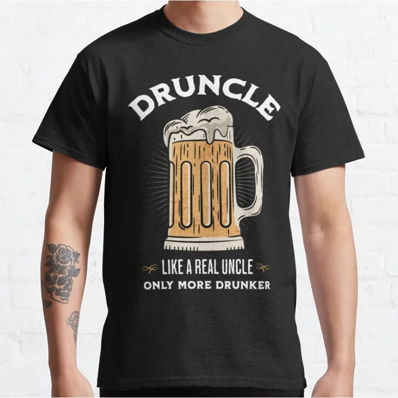 FUNNY DRUNCLE ONLY DRUNKER graphic t shirts for beer lover large size tops 100% cotton clothing
FUNNY DRUNCLE ONLY DRUNKER graphic t shirts for beer lover large size tops 100% cotton clothing