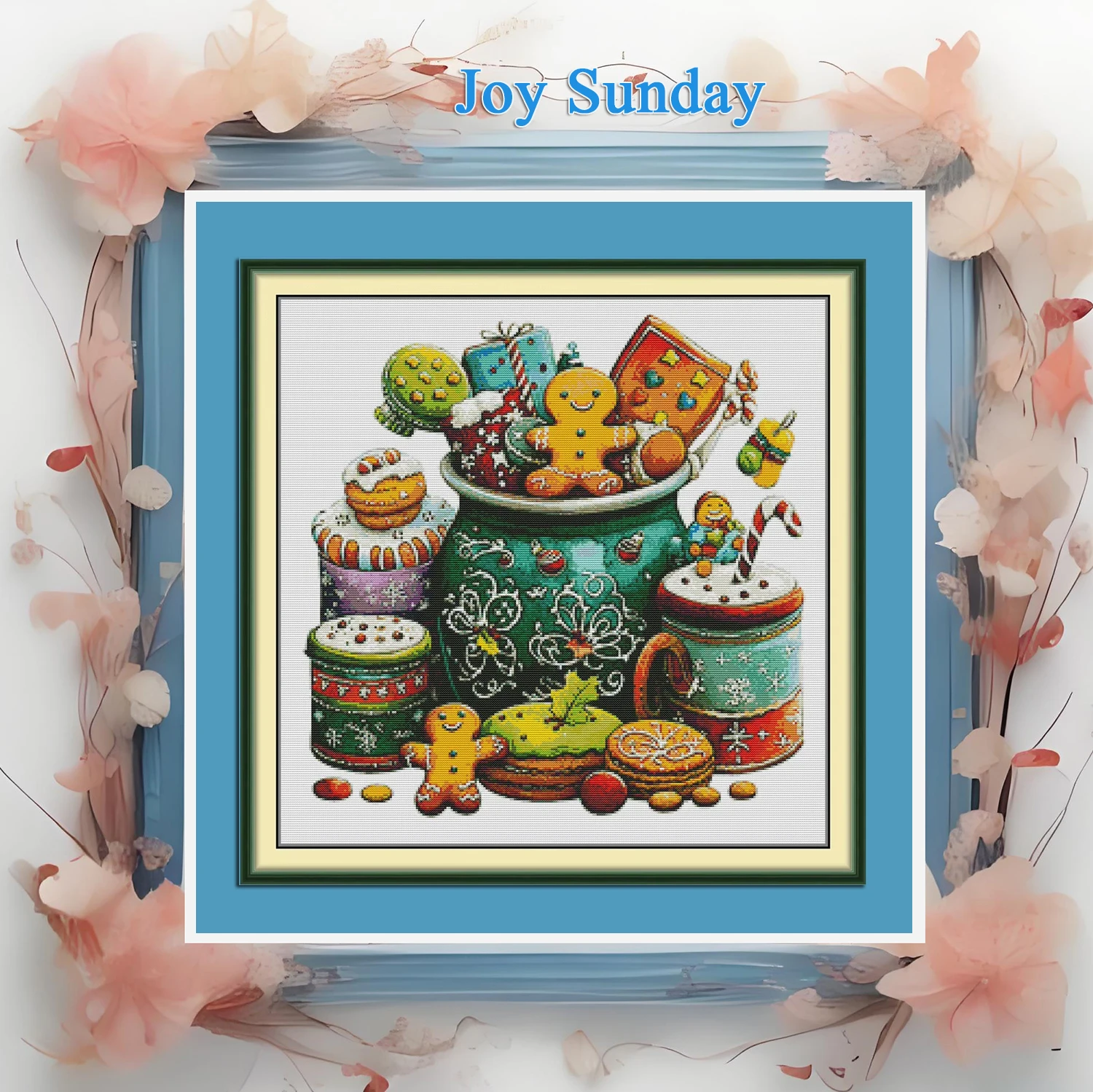 Joy Sunday, новые поступления, набор для вышивки крестом, набор для вышивки из штампованной ткани Аида, рождественское печенье 3
Joy Sunday, новые поступления, набор для вышивки крестом, набор для вышивки из штампованной ткани Аида, рождественское печенье 3